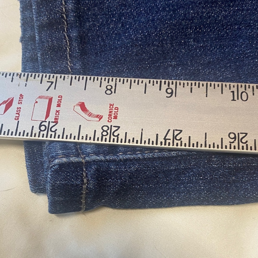 Levi's Women's Mid Rise Skinny Jeans - Dark Blue - Picture 7 of 9